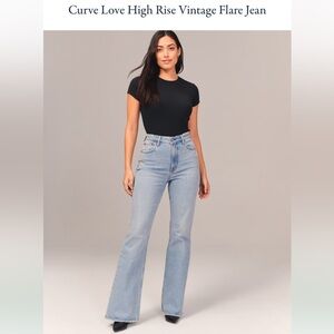 Abercrombie & Fitch 70’s Ultra High Rise Vintage Flare jeans